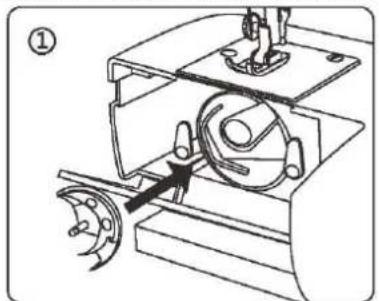 SINGER SM024 - To assemble the shuttle race - 1