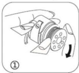SINGER SM024 - Threading the bobbin case - 1