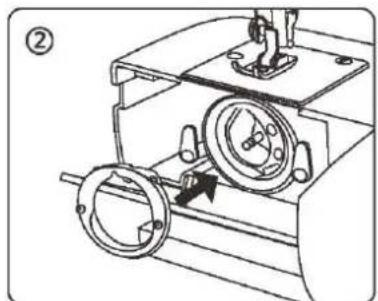 SINGER SM024 - To assemble the shuttle race - 2