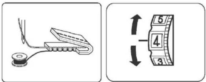 SINGER SM024 - Drawing up bobbin thread - 4