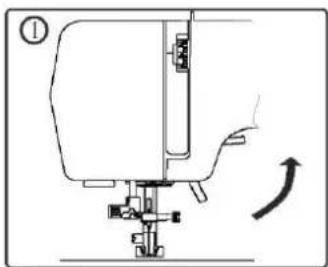 SINGER SM024 - Changing the presser foot - 1