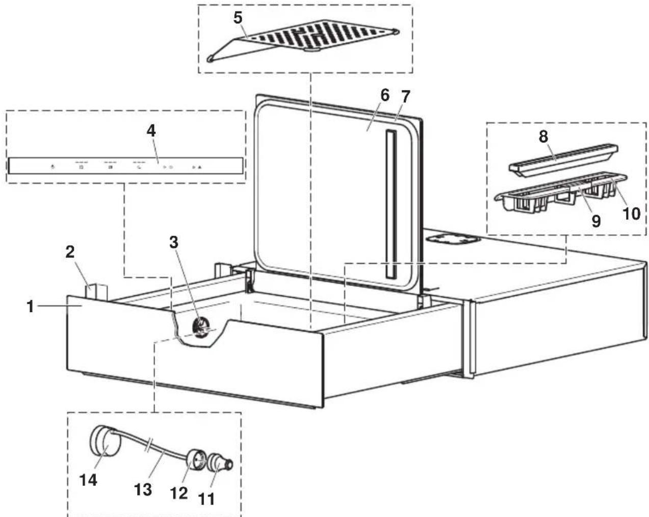 V-ZUG VacuDrawer V6000 14 - Structure - 1