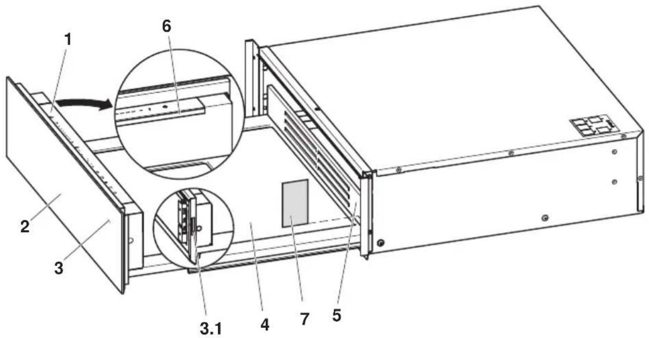 V-ZUG WarmingDrawer V4000 14 - Structure - 1