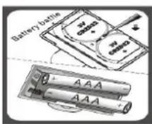 Orbegozo PC 3000 - Colocacao da bateria - 1