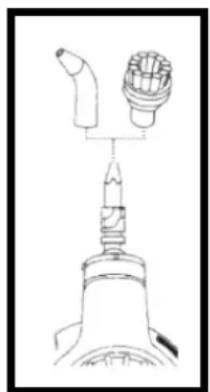 Orbegozo LV 3580 - Round brushed or bend sprayer installation - 1