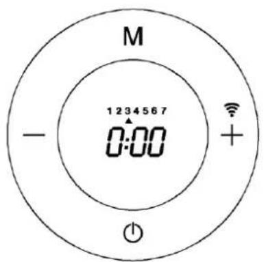 Orbegozo REW 1000 - Como programar o dia damana e a hora atuales: - 2