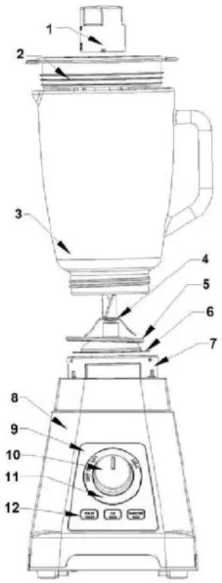 Orbegozo BV 15000 - DESCRIPTION - 1