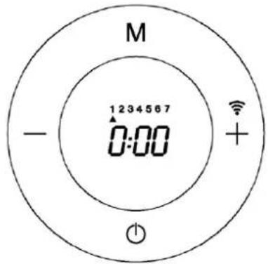 Orbegozo REW 1500 - Com programar el dia actual de la setmana i l'hora: - 1