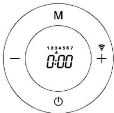 Orbegozo REW 500 - Com programar el dia actual de la setmana i l'hora: - 2