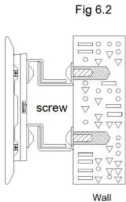 Orbegozo REW 500 - Montage au mur : - 6
