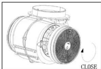 Orbegozo DS 80190 BL - Installation (vent inside) - 3