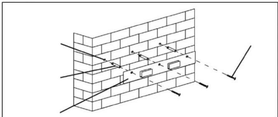 Orbegozo DS 80170 BL - Installation (sortie vers l'extérieur) - 1