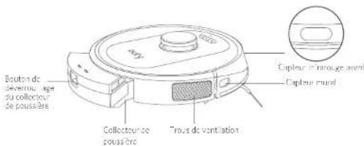 eufy RoboVac X8 - Partie supérieure et laterale - 2