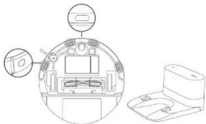 eufy RoboVac X8 Hybrid - Limpieza de los sensores y los contactos de carga - 1