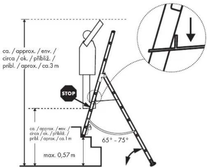 PARKSIDE HG01091 - ALUMINIUM MULTI-PURPOSE LADDER - 6