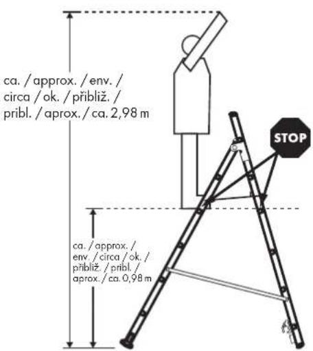 PARKSIDE HG01091 - ALUMINIUM MULTI-PURPOSE LADDER - 7
