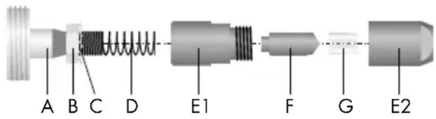 PARKSIDE PDBNP 14 B1 - Changing the gripper jaws - 2