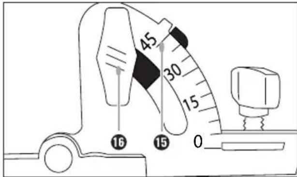 PARKSIDE PHKSA 12 A1 - Setting the cutting angle - 1