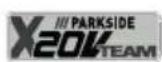 PARKSIDE PHPA 20Li A1 - Symboles sur le chargeur - 1