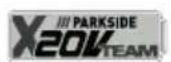 PARKSIDE PHPA 20Li A1 - Grafické značky na akumulátoru - 1