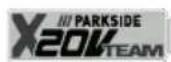 PARKSIDE PHPA 20Li A1 - Symbolen op de accu - 1