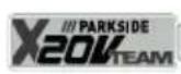 PARKSIDE PHPA 20Li A1 - Symbole na akumulatorze - 1