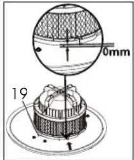 PARKSIDE PAS 1200 E4 - Folded filter assembly - 2