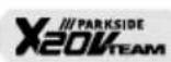 PARKSIDE PHLGA 20Li A1 - Pictogrammes sur l'appareil - 4