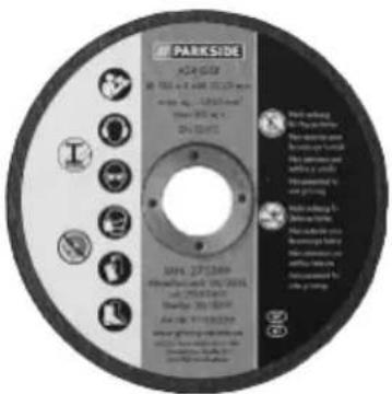 PARKSIDE PWS 125 E4 - Ersatzteile und Zubehör erhalten Sie unter www.grizzly-service.eu - 1