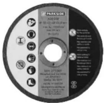 PARKSIDE PWS 125 E4 - Vous obtiendrez des pièces de rechange et des accessoires à l'adresse www.grizzly-service.eu - 1