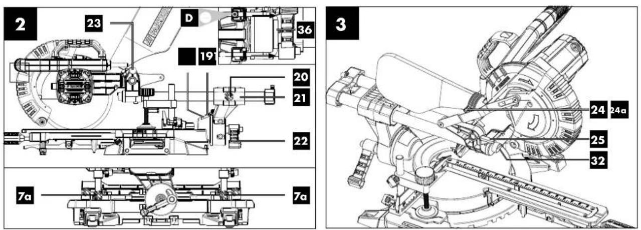PARKSIDE PZKS 2000 B2 - SCIE À ONGLET RADIALE - 1