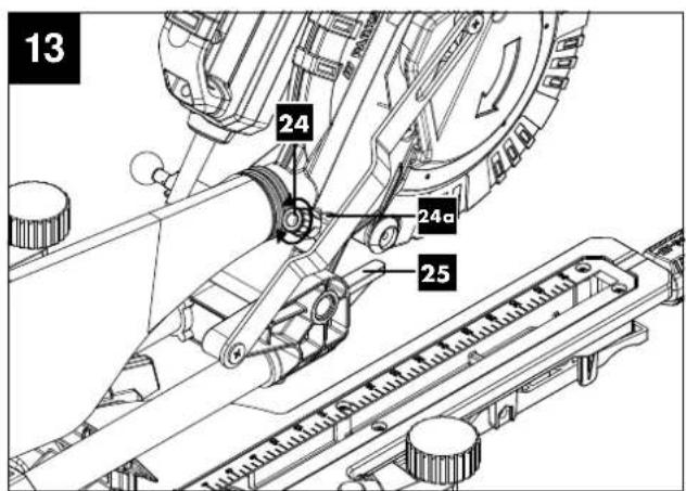 PARKSIDE PZKS 2000 B2 - SCIE À ONGLET RADIALE - 9