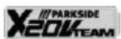 PARKSIDE PASA 20Li A1 - Symbolen op het apparaat - 6