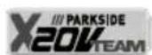 PARKSIDE PRTA 20Li B2 - Grafické značky na nabiječce - 1