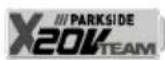 PARKSIDE PRTA 20Li B2 - Symboles sur le chargeur - 1