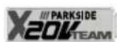 PARKSIDE PRTA 20Li B2 - Symbols on the Charger: - 1