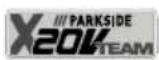 PARKSIDE PRTA 20Li B2 - Symbole na urzadzeniu - 13