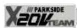 PARKSIDE PRTA 20Li B2 - Symboles apposés sur l'appareil - 13