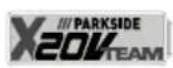 PARKSIDE PRTA 20Li B2 - Bildzeichen auf dem Akku: - 1