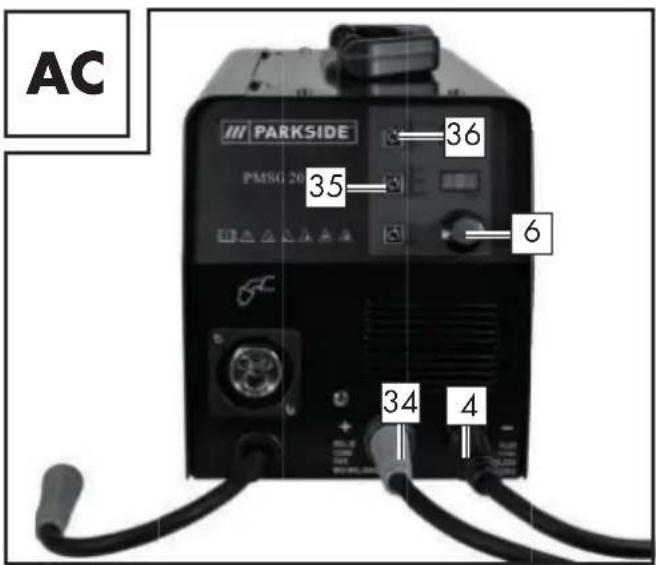 PARKSIDE PMSG 200 A1 - - MMA-lassen - 1