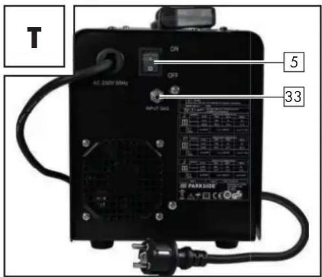 PARKSIDE PMSG 200 A1 - - Adaptation de l'appareil pour le soudage à fi I solide sous gaz inerte - 2