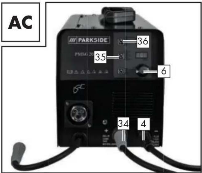 PARKSIDE PMSG 200 A1 - - MMA welding - 1