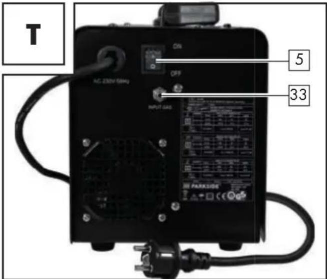 PARKSIDE PMSG 200 A1 - - MIG welding - 2