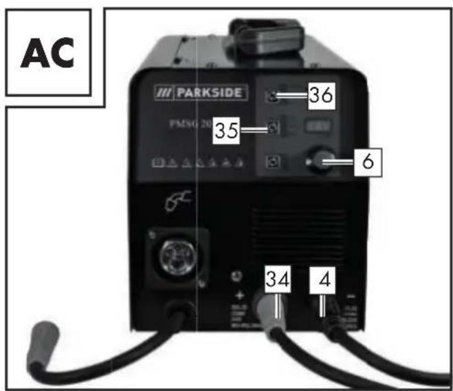 PARKSIDE PMSG 200 A1 - - Soudage MMA - 1