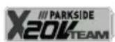 PARKSIDE PNTSA 20Li B1 - Symbolen op de accu - 1