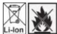 PARKSIDE PNTSA 20Li B1 - Symbols on the battery - 4