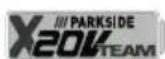 PARKSIDE PNTSA 20Li B1 - Symbols on the battery - 1