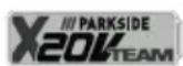 PARKSIDE PNTSA 20Li B1 - Symboles sur l'accumulateur - 1