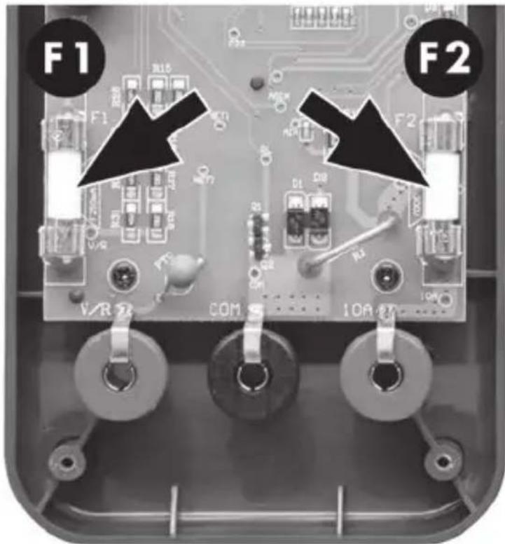 F1 F2 V/R 22 COM 10A 27