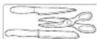 PARKSIDE PSS 65W - Symbols on the device: - 10